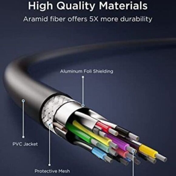 20ft Link Cable for Oculus Quest 2 VR Type C-A PC Gaming & Charging Cord Charger - Picture 5 of 9